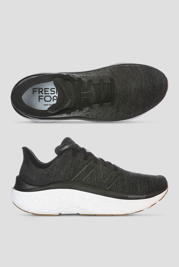 New Balance Men's FRESH FOAM X Kaiha Road Black Athletic Lace Up Shoes - null - 1