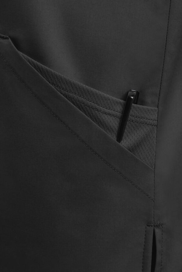 Blusa m&eacute;dica Cherokee Workwear Professionals Active con cuello en V y 4 bolsillos para mujer Exclusiva de UA - Black - 6