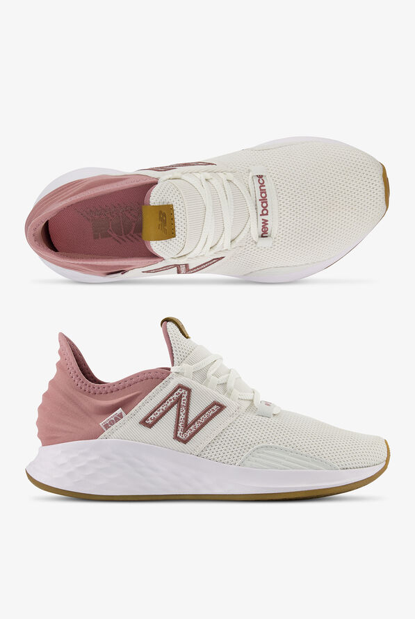New Balance Women's Fresh Foam Roav Reflection/Rosewood Athletic Lace Up Nursing Shoes - null - 1