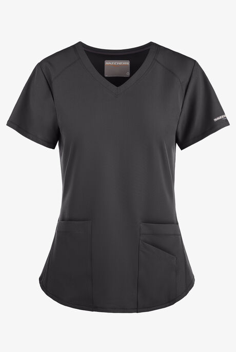 Skechers by Barco Breeze Women's 3-Pocket STRETCH V-Neck Scrub Top