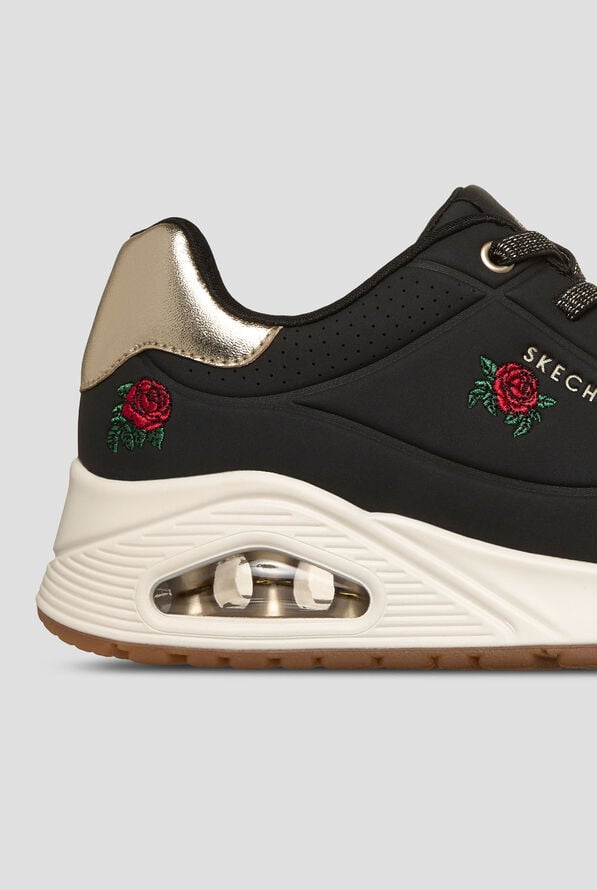 Zapatillas deportivas Skechers Street UNO - Champagne and Roses Black con cordones - null - 4