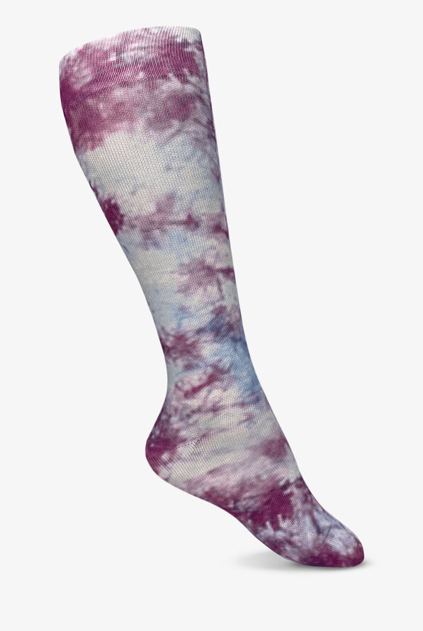 Prestige Tie Dye Cherry Blossom Women's 15-20 mmHg Moderate Compression Socks - null - 1