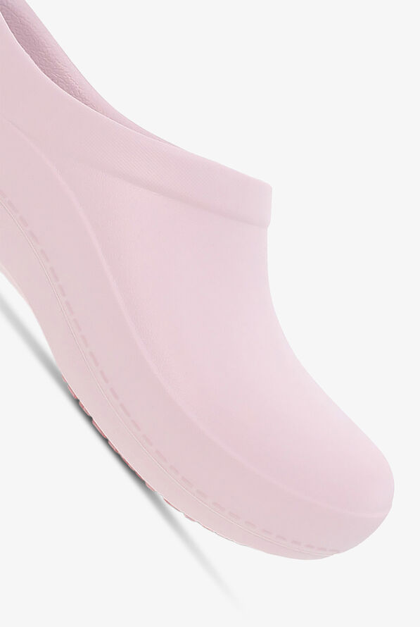 Dansko Women's Kaci Pink Molded Backless Nursing Clogs - null - 3