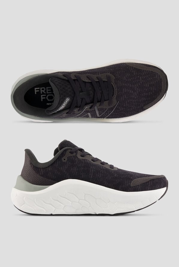 New Balance Women's FRESH FOAM X Kaiha Road Black Athletic Lace Up Shoes - null - 1