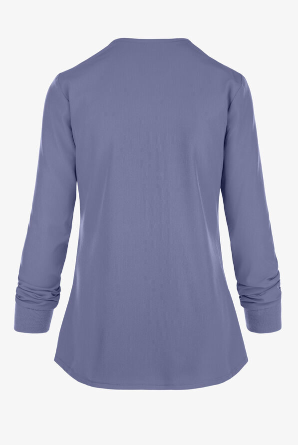 Chaqueta médica abrigada Skechers by Barco Stability STRETCH con 2 bolsillos para mujer - Ceil Blue - 2