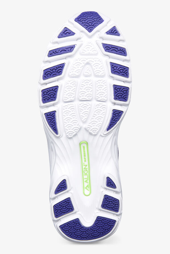 Align&trade; Women's Velocity Purple Metallic Crackle Lace Up Nursing Shoes - null - 6