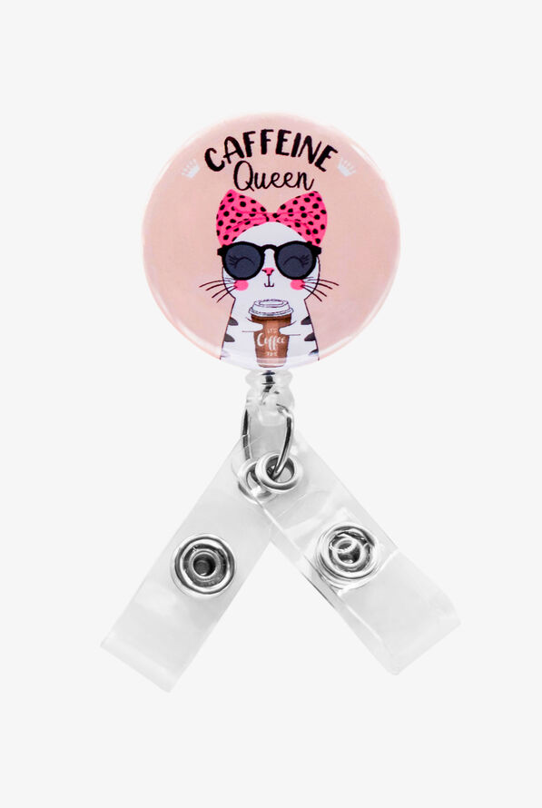 Outside the Box Badge Graphix Caffeine Queen Badge Holder - null - 1