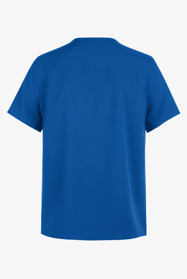 Dickies EDS NXT Men's 1-Pocket Tuck In Round Neck Scrub Top - Royal - 2