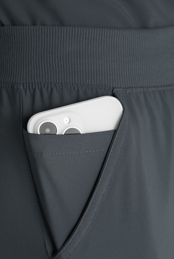 Conjunto de uniforme m&eacute;dico Easy STRETCH con 10 bolsillos para mujer - Pewter - 7