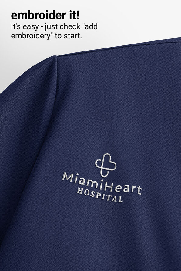 Blusa m&eacute;dica Skechers by Barco MotionTech Trek STRETCH con cuello redondo con cremallera y 2 bolsillos para mujer - Navy - 6