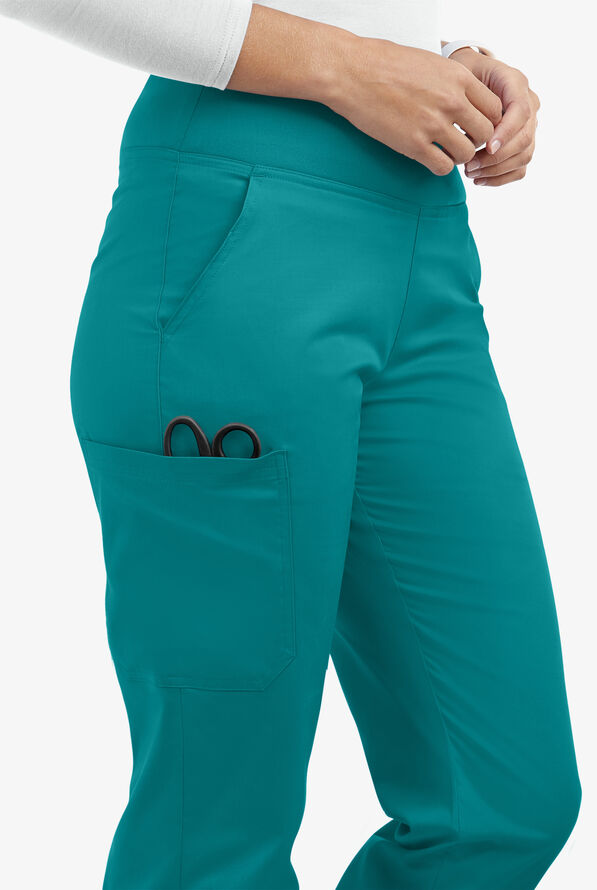 UA ButterSoft STRETCH Yoga Waistband Scrub Pants, Stretchy Scrubs