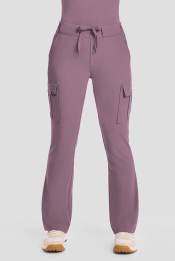 Healing Hands Quest Blair Women's 6-Pocket STRETCH Flare Leg Drawstring Cargo Scrub Pants