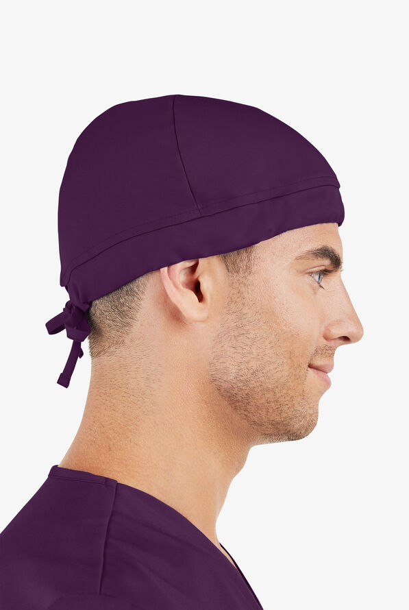 UA Strictly Scrubs Unisex Solid Scrub Hat - Eggplant - 3