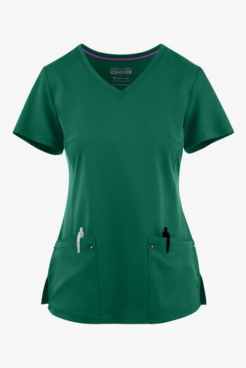 Healing Hands Purple Label Juliet Women's 2-Pocket STRETCH Princess Seam Scrub Top