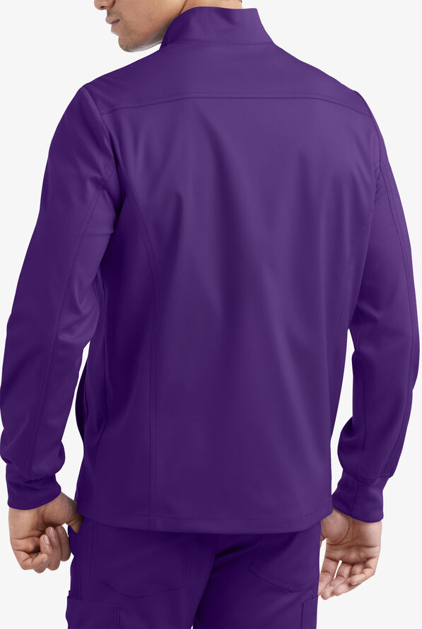 Chaqueta médica abrigada Strictly Scrubs Active STRETCH para hombre - Grape - 3