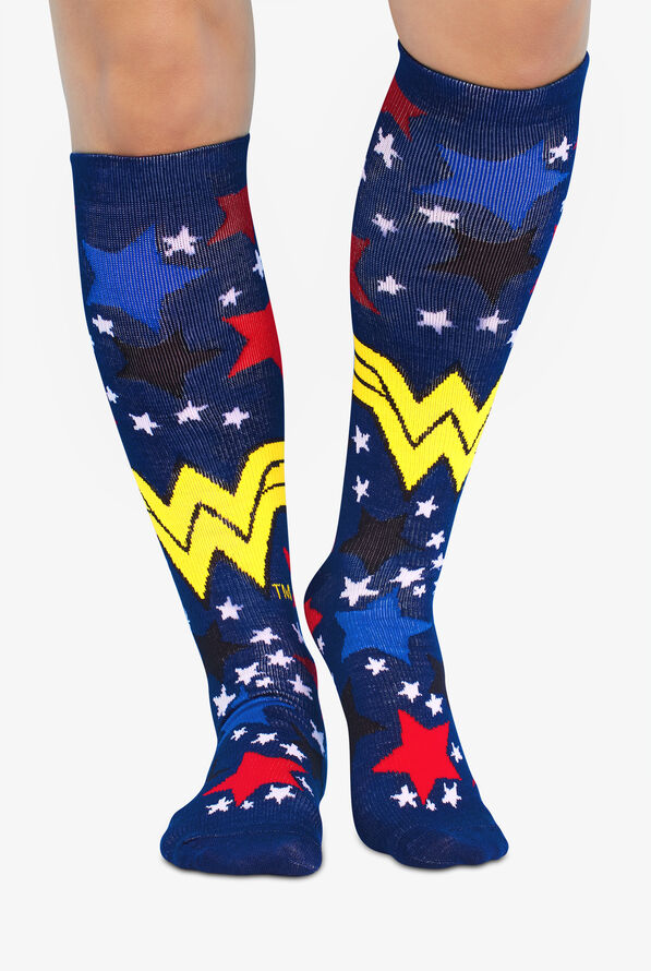 Calcetines de compresión Tooniforms Wonder Stars para mujer - 10-15mmHg - null - 1