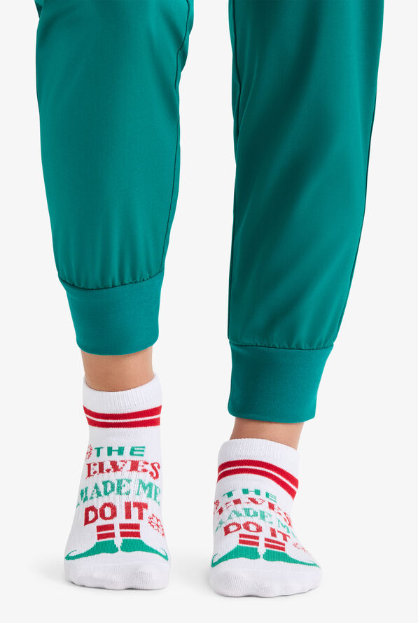 Cherokee Women's Elves Fun 3-Pack Arch Support Ankle Socks - null - 1