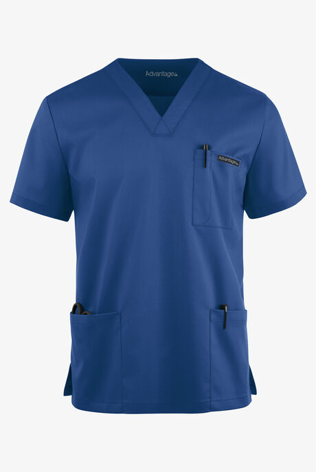 Advantage STRETCH Men's 6-Pocket V-Neck Scrub Top
