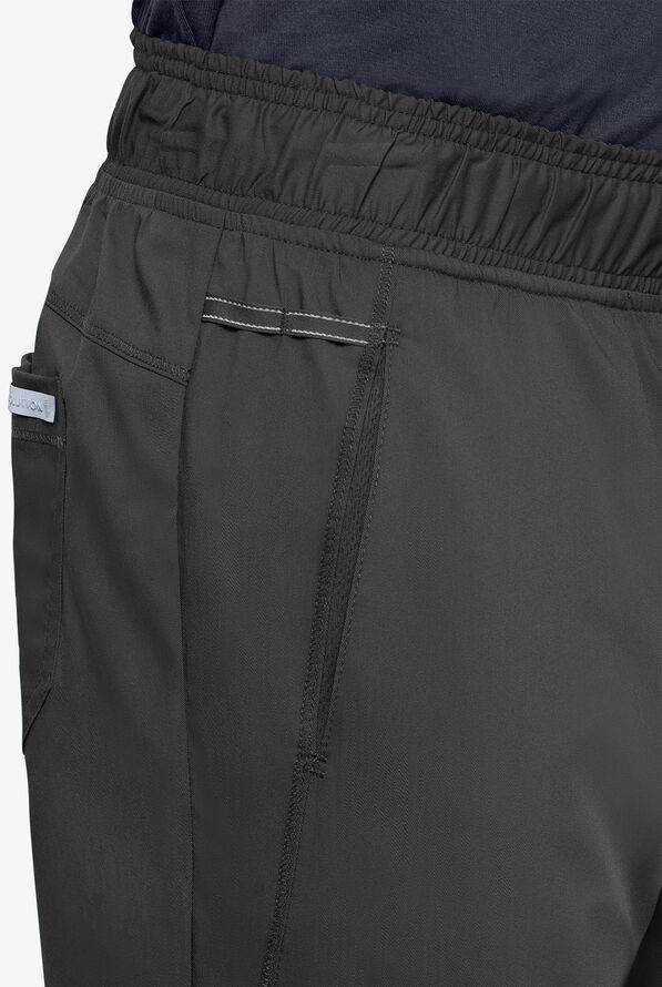 Cherokee Workwear Revolution Men's 5-Pocket STRETCH Jogger Scrub Pants - Pewter - 4