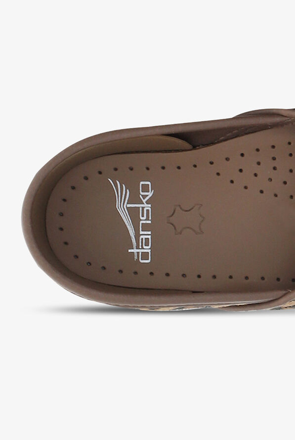 Dansko Women's Professional Leopard Suede Nursing Clogs - null - 3