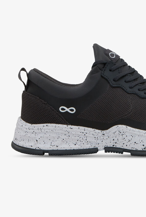 Cherokee Infinity Pewter Flecked Fly Lace Up Sneaker, Nursing Shoes