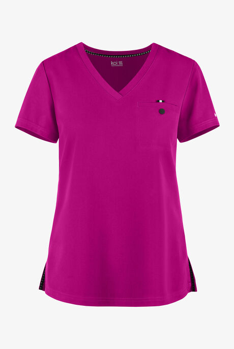koi Next Gen Ready to Work Women's 1-Pocket STRETCH V-Neck Scrub Top