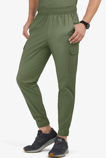 Butter-Soft STRETCH Men's 7-Pocket Cargo Jogger Scrub Pants
