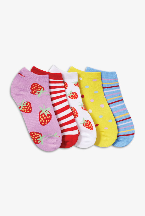 Cherokee Strawberry Fields Women's 5 Pair Pack Ankle Socks - null - 1