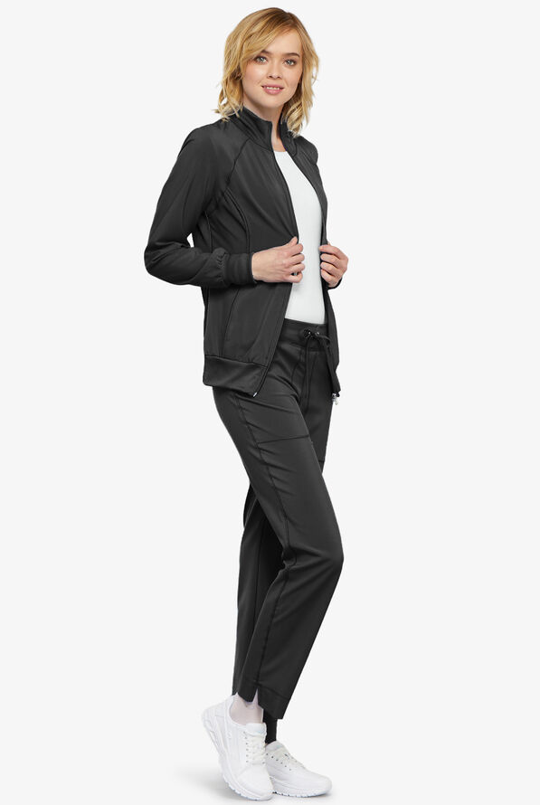 Chaqueta médica abrigada Cherokee Infinity con 2 bolsillos para mujer - Black - 2