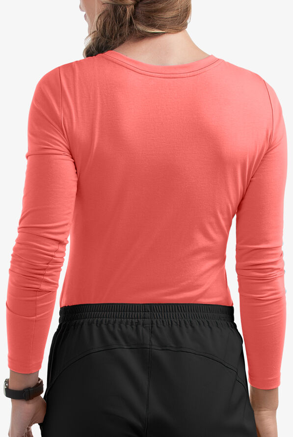 Camiseta m&eacute;dica Healing Hands Purple Label Melissa con mangas largas para mujer - Nectar - 3