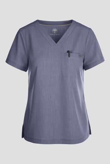 Healing Hands Quest Women's 1-Pocket STRETCH Tuck In V-Neck Scrub Top