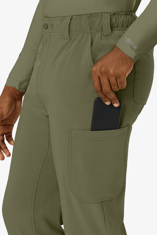 Carhartt Cross-Flex Men's 8-Pocket STRETCH Utility Cargo Scrub Pants - Olive - 2