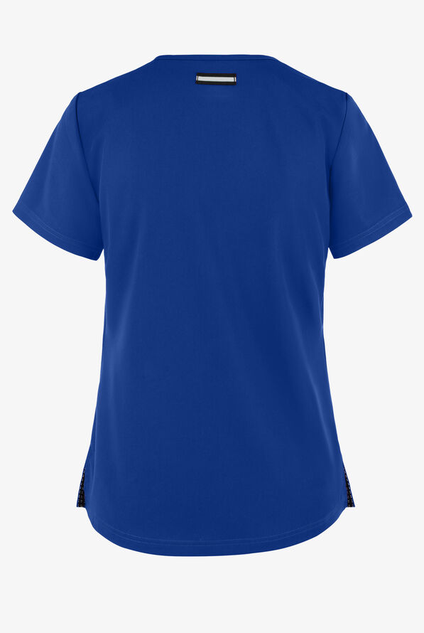 koi Next Gen Ready to Work Women's 1-Pocket STRETCH V-Neck Scrub Top - Galaxy - 2