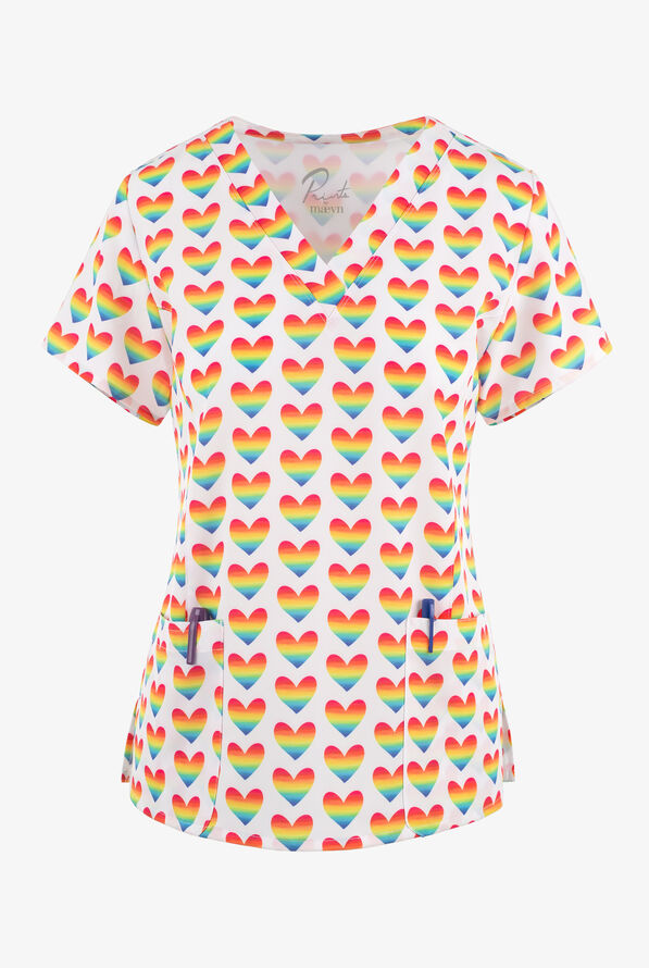 Visions of Peaceful Nights Scrub Top