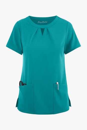 Easy STRETCH Salma Women’s 3-Pocket Keyhole Neck Scrub Top