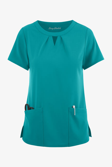 Easy STRETCH Salma Women’s 3-Pocket Keyhole Neck Scrub Top