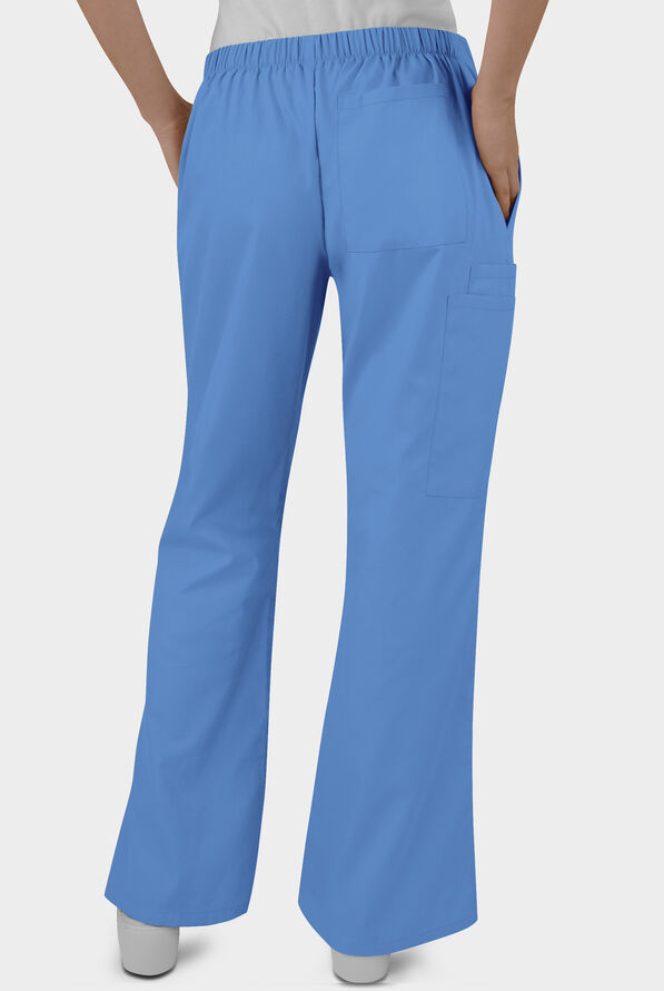UA Best Buy Scrubs Women&rsquo;s 5-Pocket Drawstring Pants - Ceil Blue - 2
