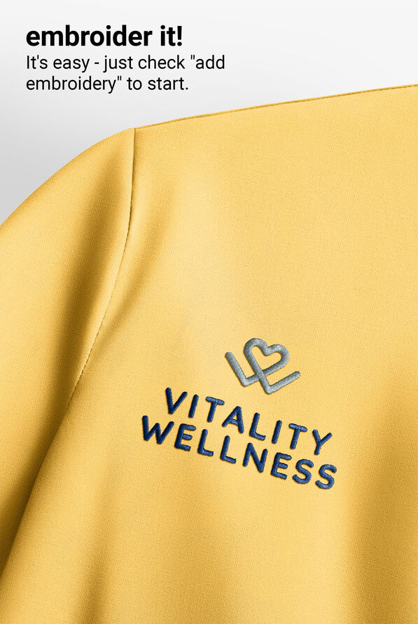 koi Next Gen Hustle and Heart Women's 3-Pocket STRETCH V-Neck Scrub Top - Butter Yellow - 3