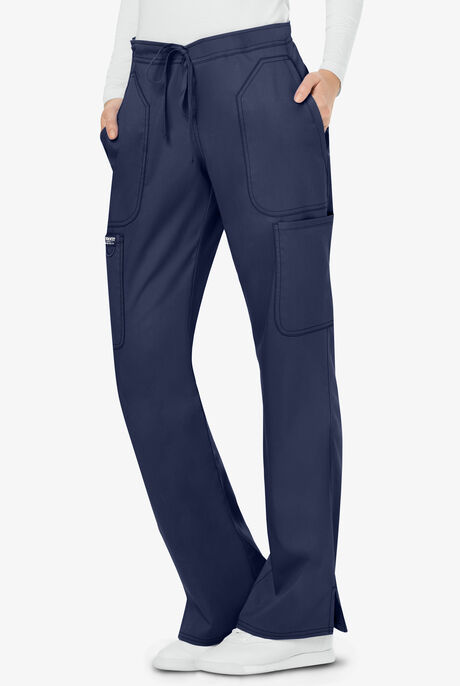 Pantalón médico Cherokee Workwear Revolution estilo cargo con cordón ajustable y 5 bolsillos para mujer
