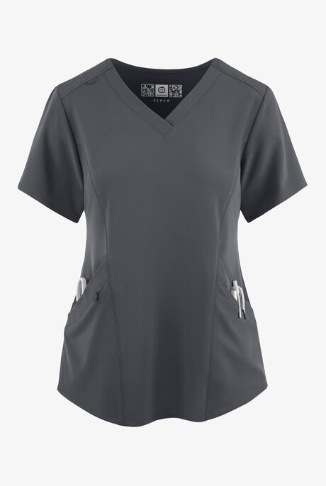 Wink Renew Women's 4-Pocket STRETCH V-Neck Scrub Top