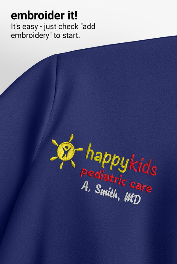 Butter-Soft STRETCH Women's 4-Pocket Sweetheart Neck Scrub Top - Galaxy - 5