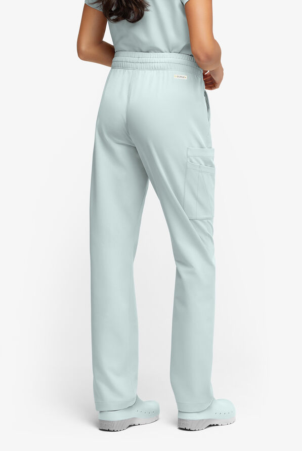 Pantalón médico ReSurge Topaz con cordón ajustable y 11 bolsillos para mujer - Horizon Haze - 5