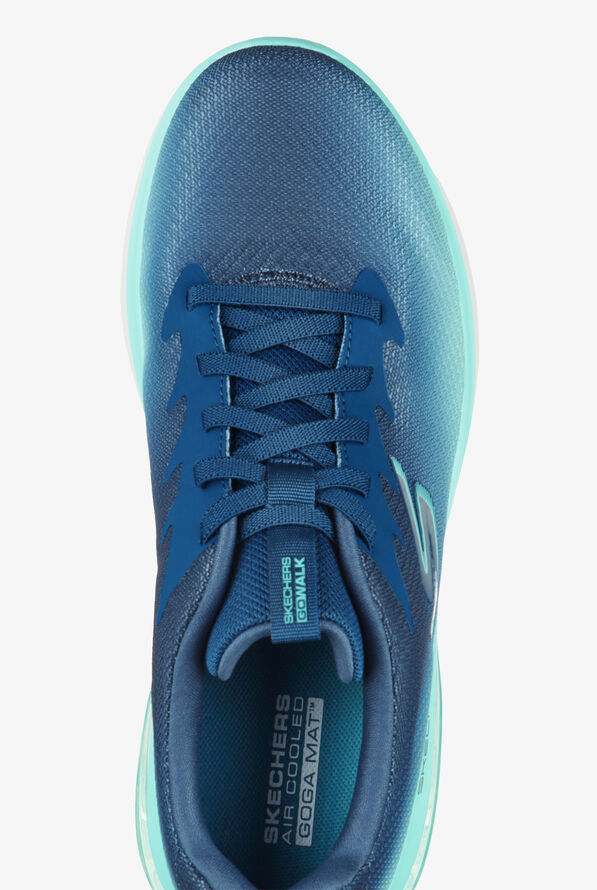 Skechers Performance Women's Go Walk Air 2.0 Quick Breeze Blue/Turquoise Athletic Lace Up Nursing Sh - null - 2
