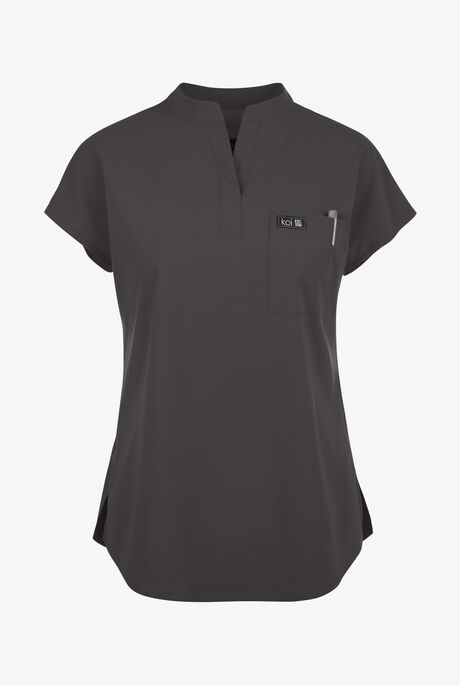 koi Basics Ari Women's 1-Pocket STRETCH Dolman Sleeve Mandarin Collar Scrub Top