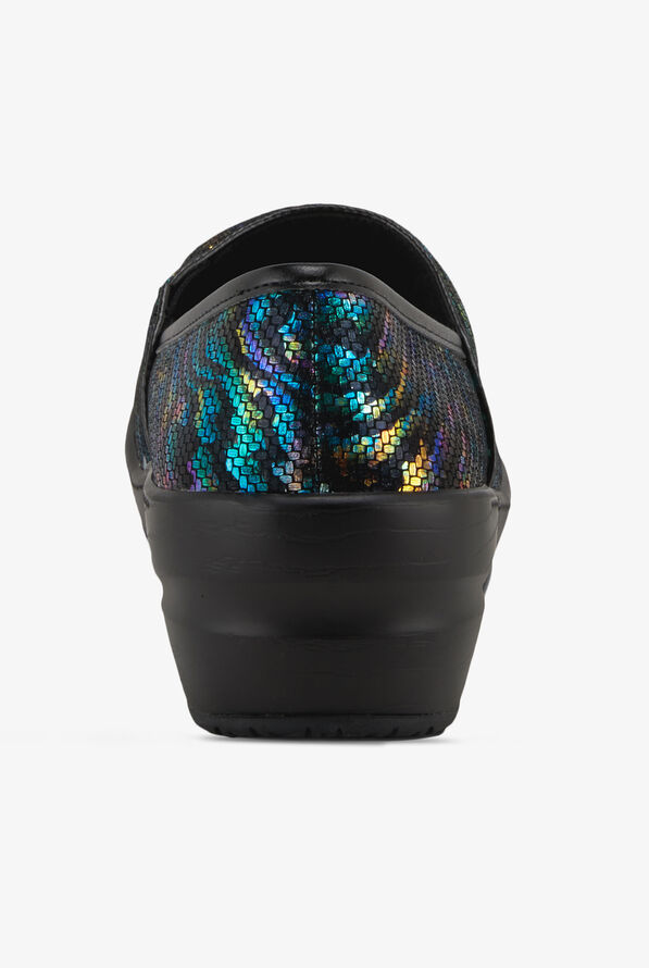 Spring Step Women's Selle Tigre Rainbow Nursing Clogs - null - 5