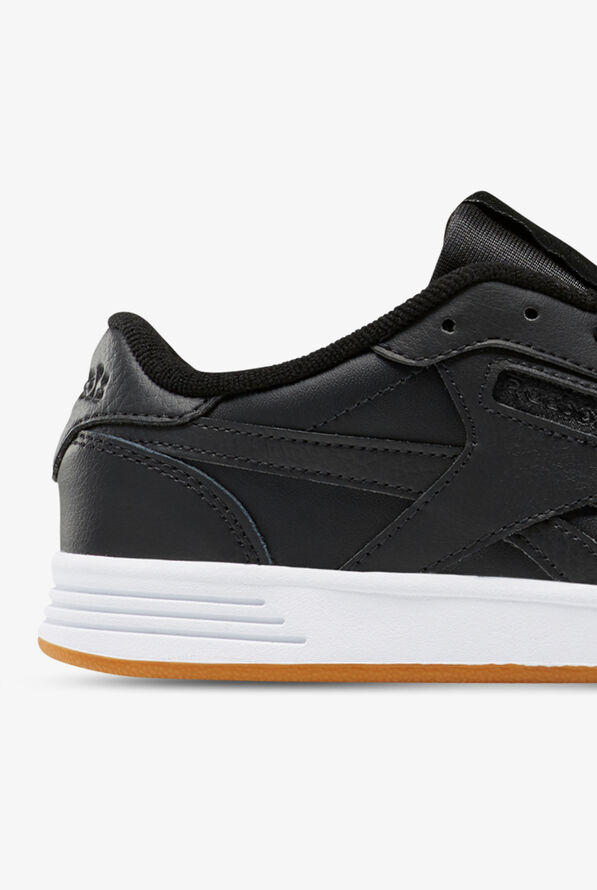 Reebok Women's Club Memt Athletic Lace Up Nursing Shoes - Black/Black/Gum - 4