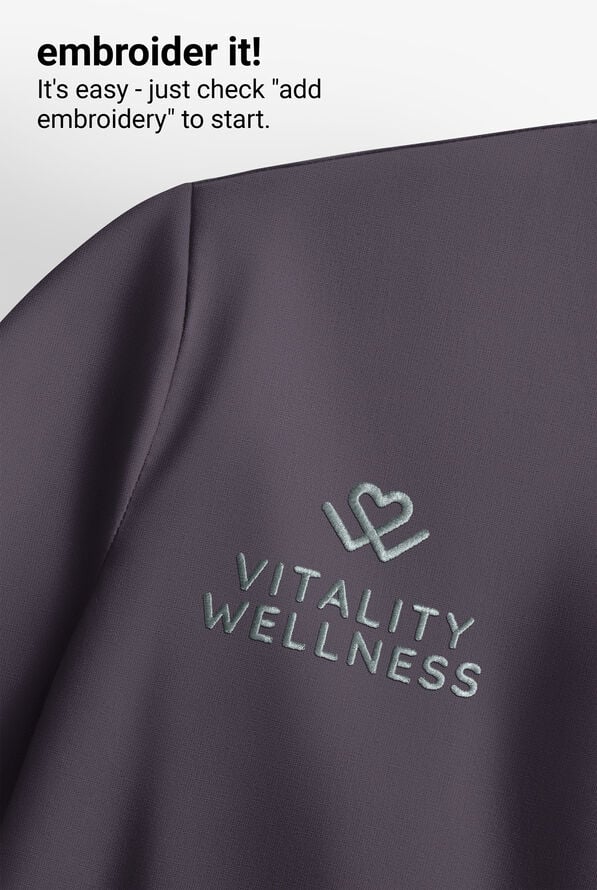 Carhartt Force&reg; Cross-Flex Knits Women's 5-Pocket STRETCH V-Neck Scrub Top - Pewter - 3