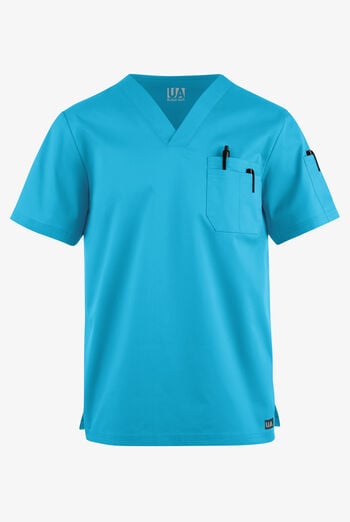 Camisa m&eacute;dica UA Butter-Soft STRETCH con cuello en V y 4 bolsillos para hombre 