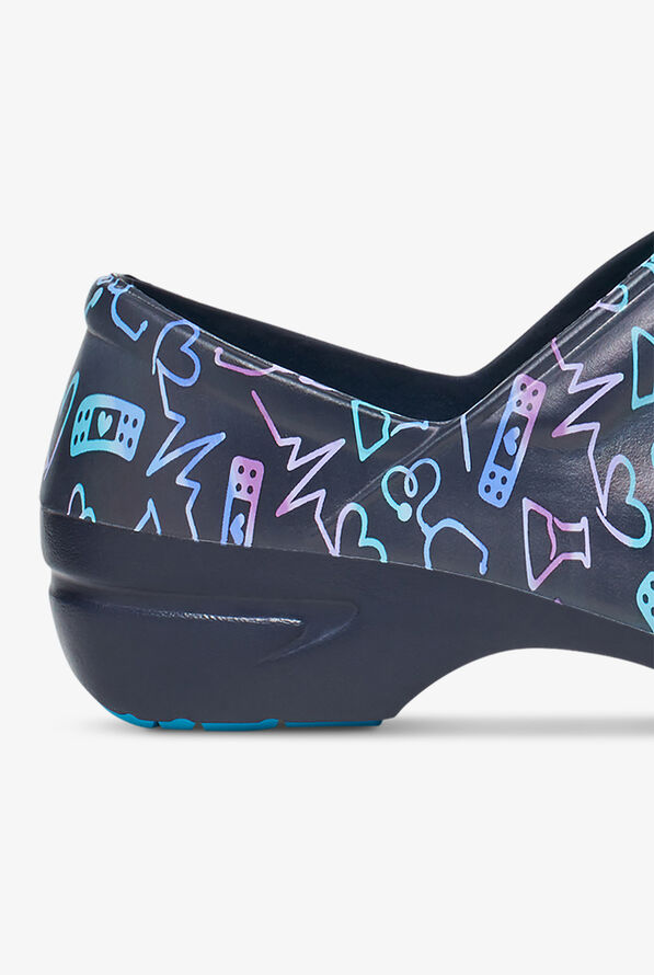 Anywear Women's SR Angel Medical Icons/Pewter Nursing Clogs - null - 4