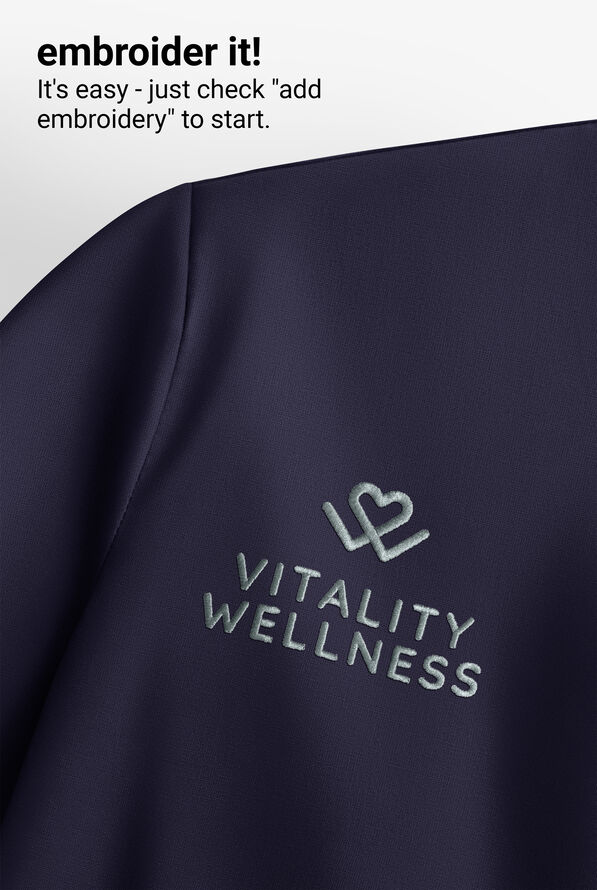 Carhartt Force&reg; Cross-Flex Knits Women's 5-Pocket STRETCH V-Neck Scrub Top - Navy - 6